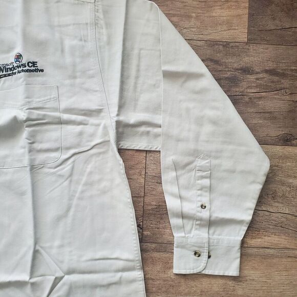 Vintage Windows Button Down Y2K Microsoft Windows CE Uniform - Picture 7 of 9